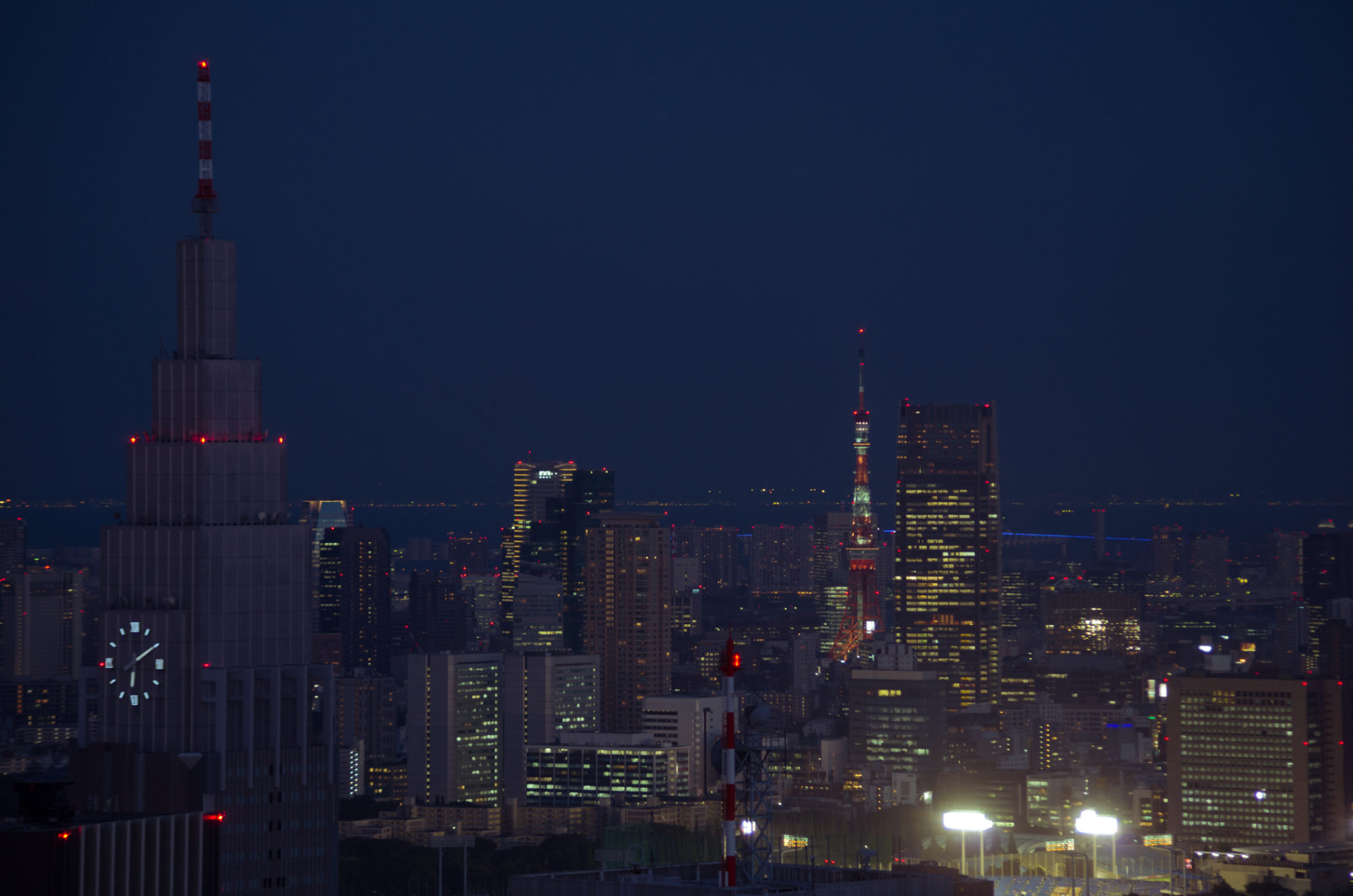 東京の夜景(東京タワー)